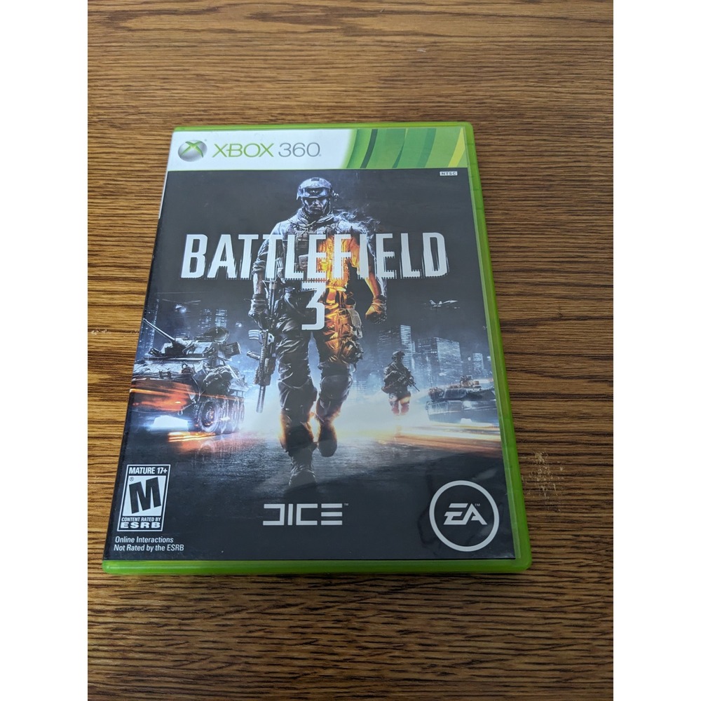 Battlefield 3 Xbox 360 EA DICE Shooter Video Game 2-Disc Set Complete 1973717‎